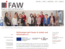Tablet Screenshot of faw-bremen.de